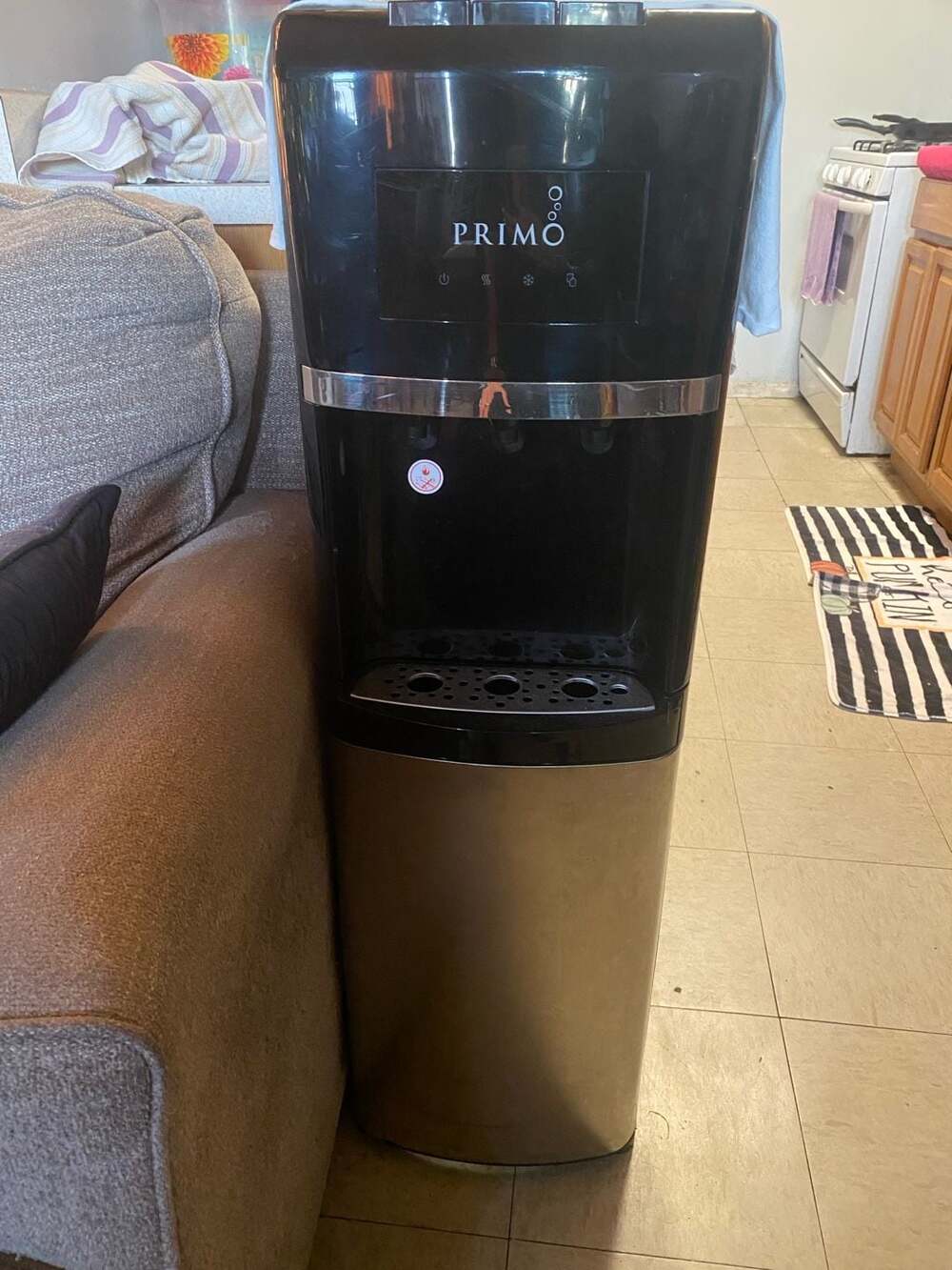 PICK UP ONLY !!! Primo Bottom Loading Water Dispenser Black & Stainless Steel